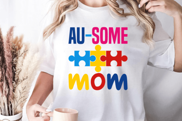 Au-some Mom SVG: A Designer's Take on Autism Awareness Embroidery