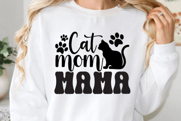 Cat Mom SVG Graphics for Crafts & Branding