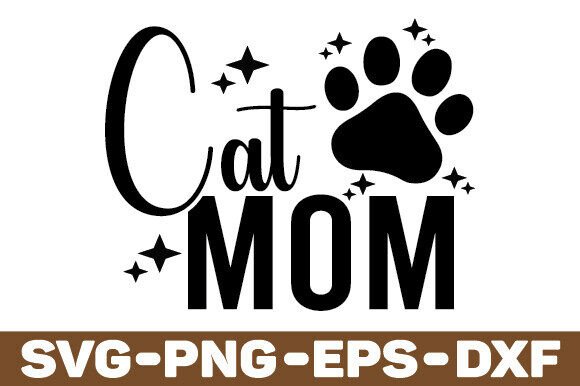 Cat Mom SVG: Modern Graphics for Crafts & Brands