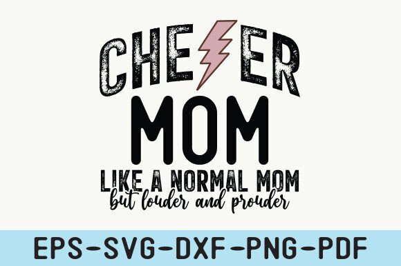 Cheer Mom SVG & PNG: Graphics for Crafts