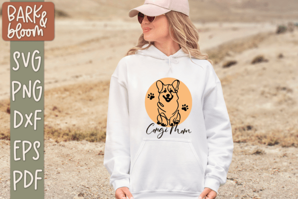 Corgi Mom SVG: Graphics for Crafts & Business
