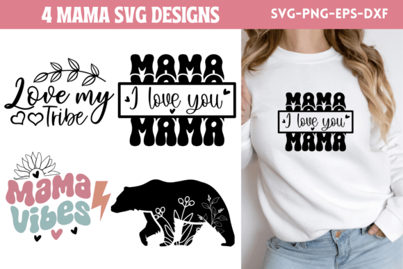 Mama SVG Bundle 2: Premium Graphics for Crafts