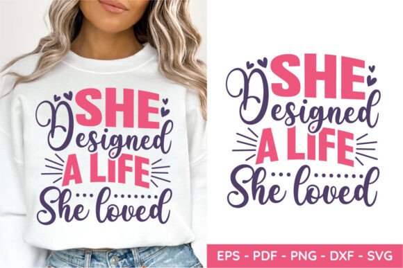 Review: She Designed a Life She Loved, Mom SVG for Embroidery