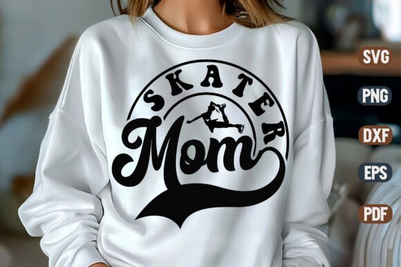 Skater Mom SVG: Modern Graphics for Crafts & Brands